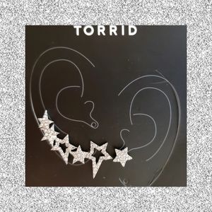 BOGO TORRID Star Embellished Ear Crawler Earrings and Stud! NEW!